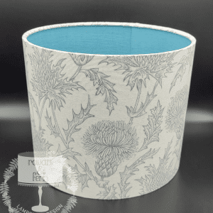 iLiv Carlina Dusk with Sky Blue Linen Double Sided Lampshade